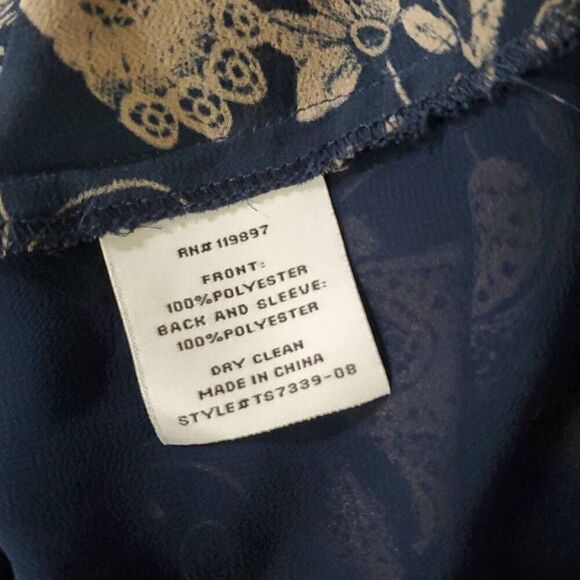 COLLECTIVE CONCEPTS WOMENS SHEER BLOUSE - Picture 4 of 4